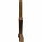 Ekena Millwork Davenport Rough Sawn Timber Gable Bracket, Western Red Cedar, 72"W x 48"H x 4"D x 4"F, 16/12 Pitch GBW072X48X0404DAV00RWR - alternate 3